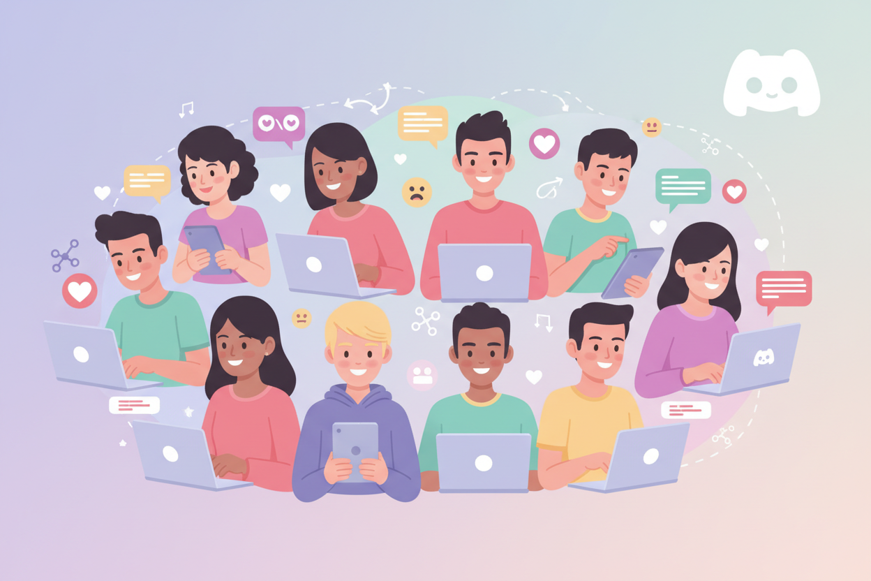 Ilustrasi komunitas Discord